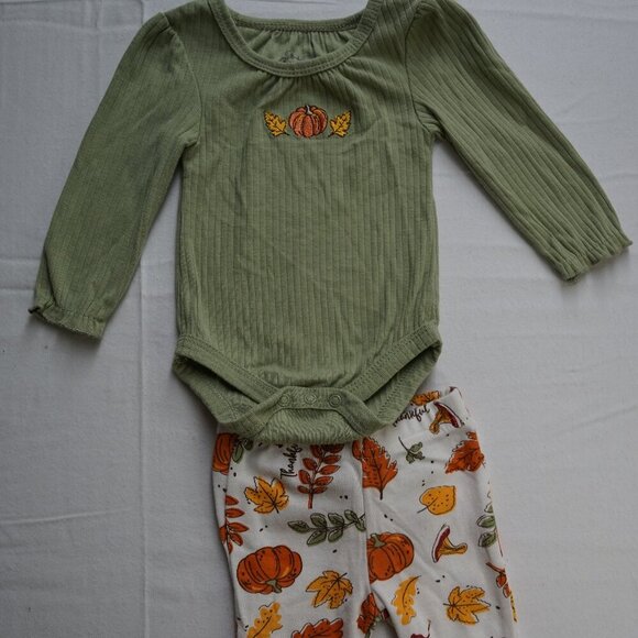 Baby Essential's Fall Matching Set, Baby Girl, Size 6m - Picture 1 of 5